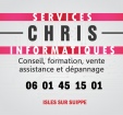 Chris services informatiques vente, maintenance de micro-informatique