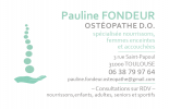 Pauline Fondeur Ostéopathe D.O.